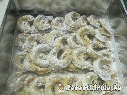 Vaníliás kifli recept