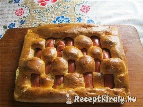 Virslis lábtörlő recept