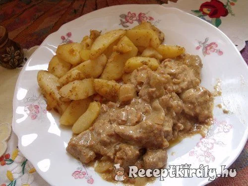 Vörösboros mogyorós sertéscomb recept