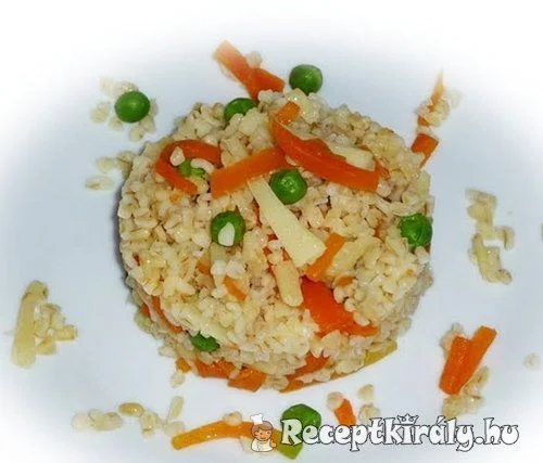 Zöldséges bulgur recept