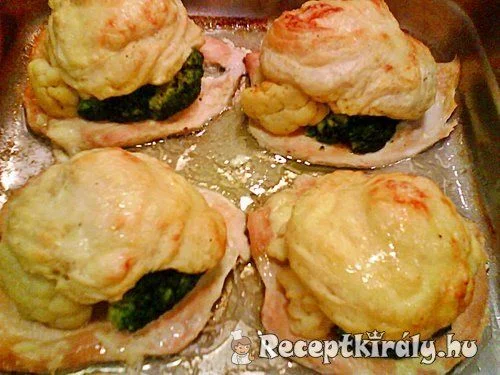 Zöldséges csirkemell csőben sütve recept