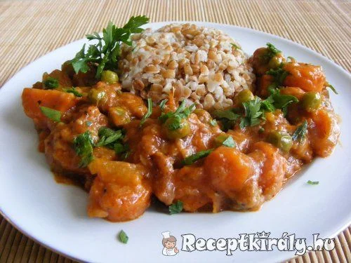 Zöldséges sertésragu recept