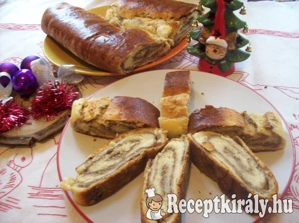 Almás-diós bejgli recept