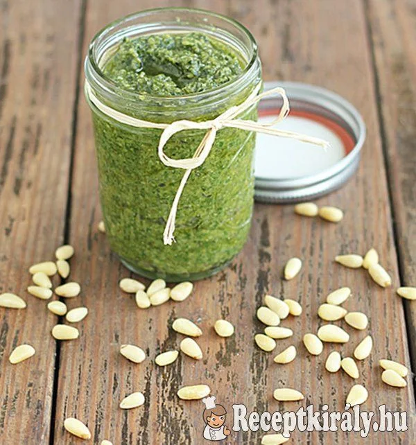 Bazsalikomos pesto recept