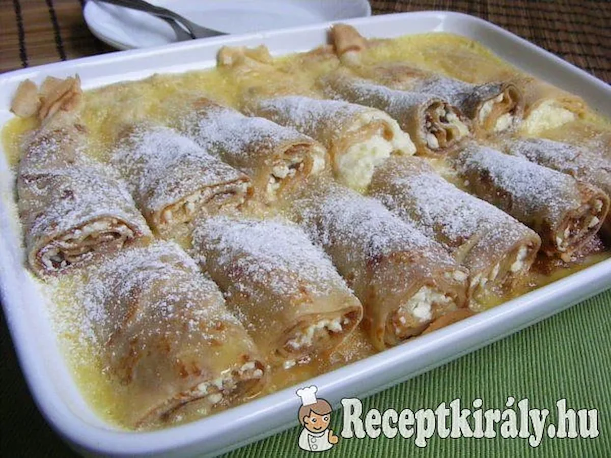 Bécsi túrós palacsinta recept