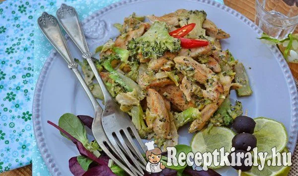 Brokkolis mustáros csirke - paleo recept