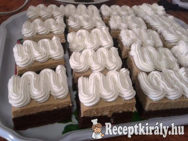 Cappuccinohabos szelet