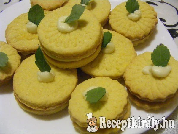 Citromkrémes korongok recept