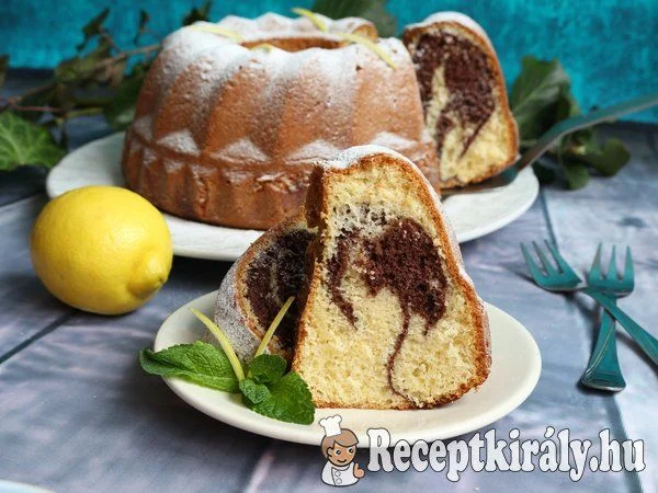 Citromos-kakaós kuglóf II recept