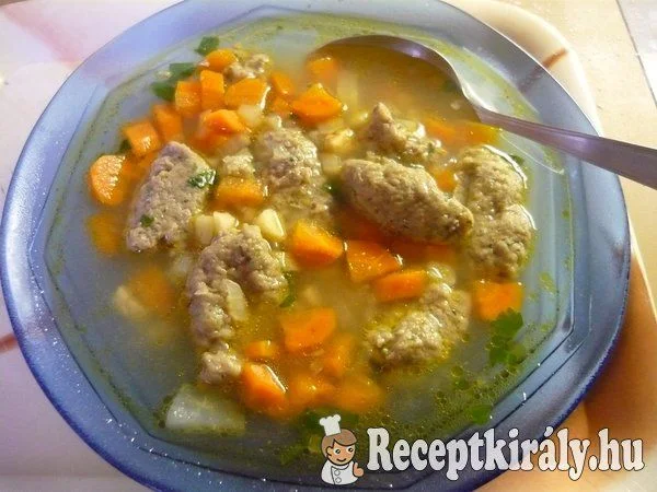 Csirkemájgaluska leves recept
