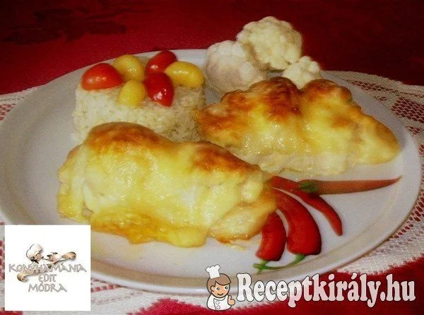 Csirkemell dubarry módra recept