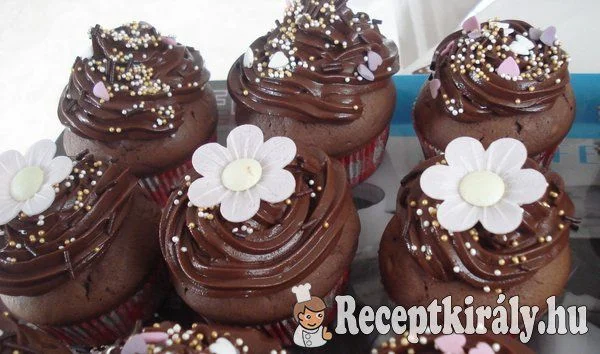 Csokikrémes muffin recept