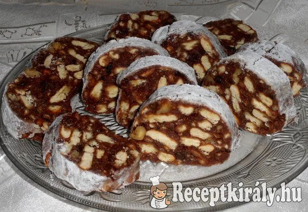 Csokis kekszes szalámi