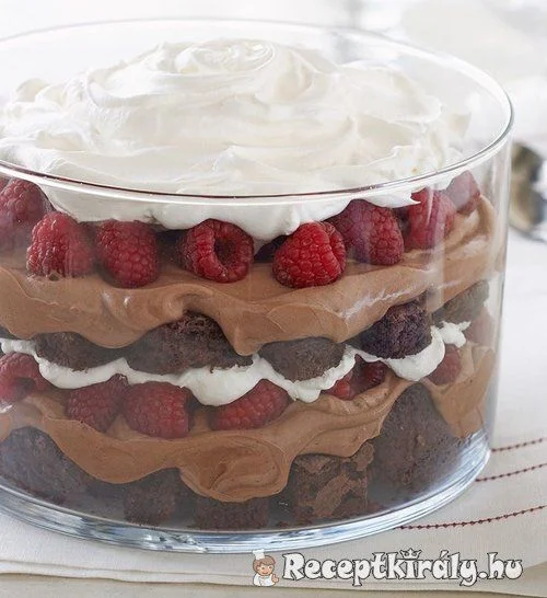 Csokis málnás tiramisu