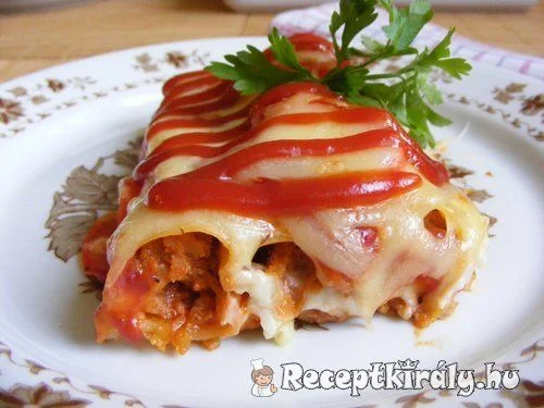 Cukkinis húsos cannelloni
