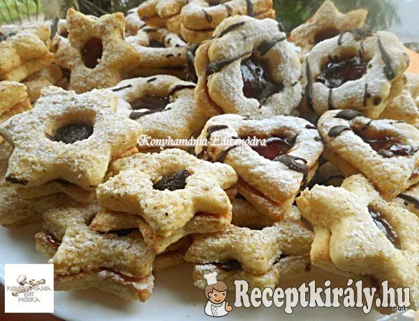 Diós linzer csillag és társai recept