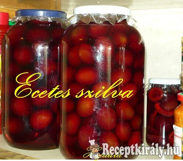 Ecetes szilva recept