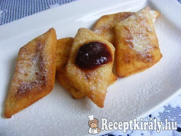 Édes burgonya fánk recept