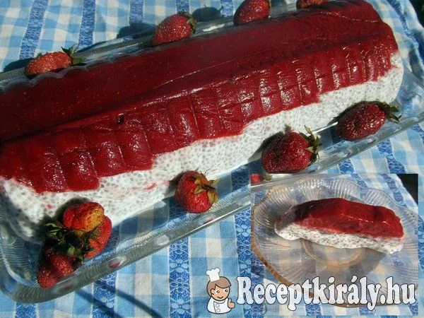 Epres chia parfé recept
