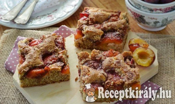 Fahéjas szilvás lepény tojásfehérje nélkül - paleo recept
