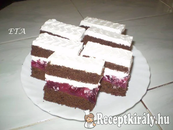 Feketeerdő szelet Eta módra recept