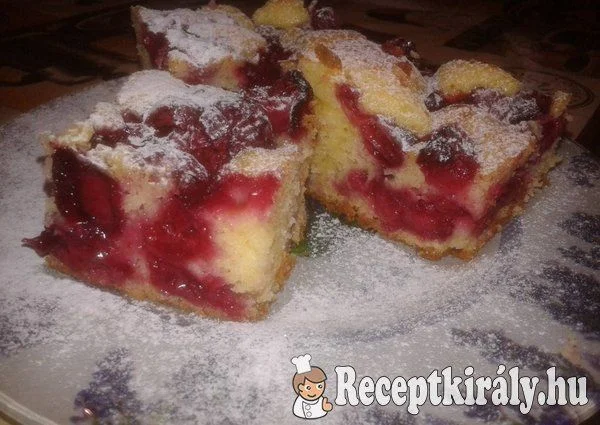 Finom és gyors meggyes süti recept