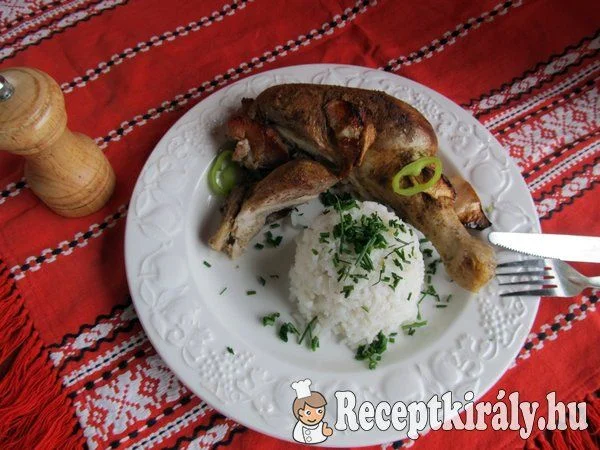 Gesztenyés töltelékű csirkecomb
