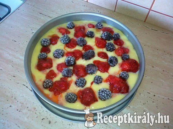 Gyümölcsös pite recept