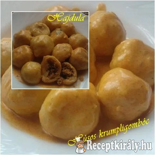 Húsos krumpligombóc recept