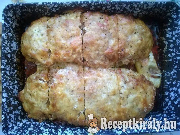 Húsos töltött cukkini recept