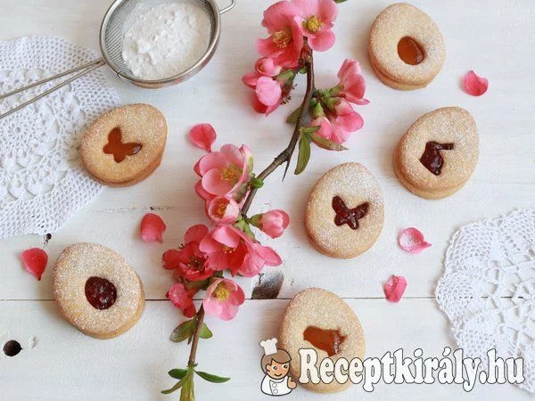 Húsvéti linzer tojások recept