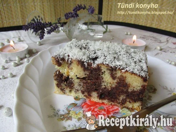 Kakaós-kókuszos fakanalas sütemény