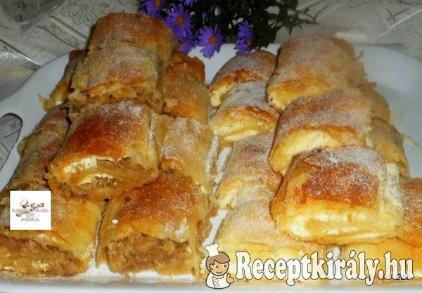 Káposztás és túrós rétes (2-2 rúdhoz) recept