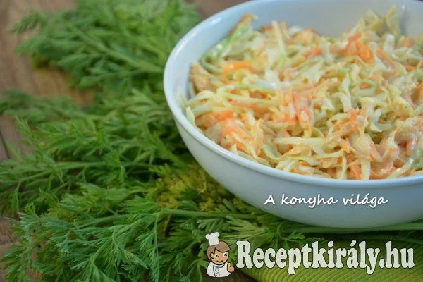 Káposztás sárgarépa saláta recept