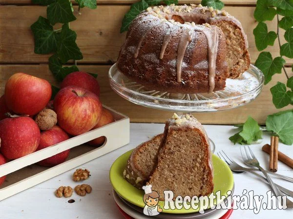 Karácsonyi almás kuglóf recept