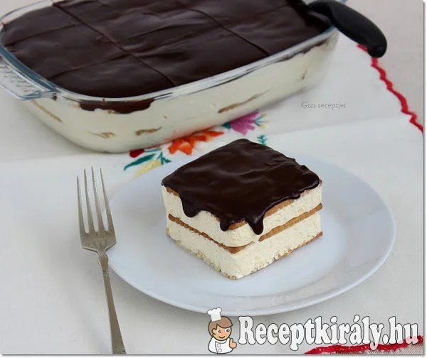 Kekszes madártej szelet recept