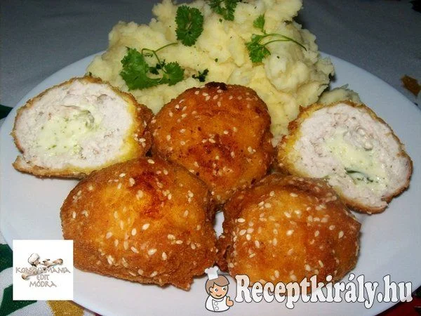 Kijevi csirkegolyó recept
