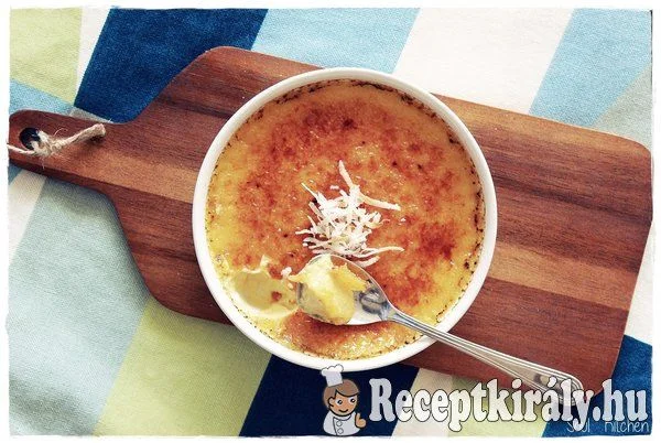 Kókuszos creme brulee recept