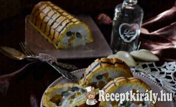Kókuszos piskóta alagút - paleo recept