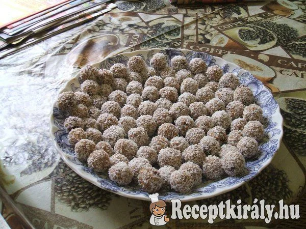 Kókuszos sütőtök golyó recept