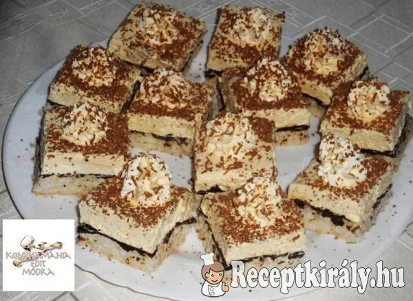 Kókuszos, vaníliás krémes sütemény recept