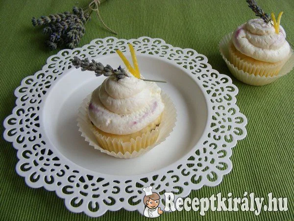 Levendulás-citromos muffin recept