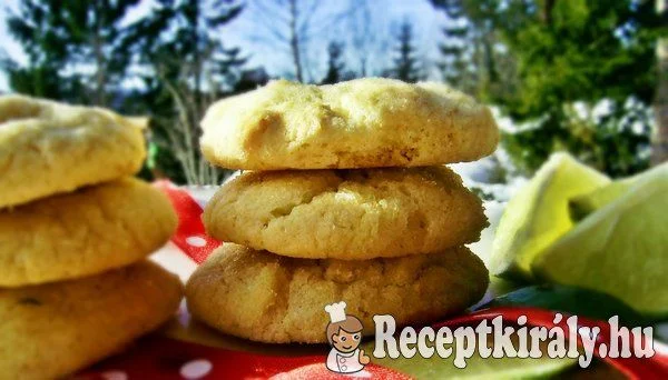 Lime-kókusz keksz recept