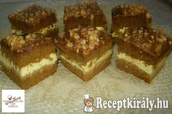 Maci krémes szelet