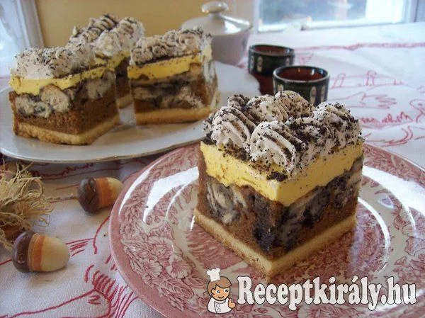 Mákos-diós guba sütemény recept