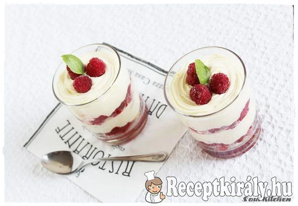 Málnás citromhab recept