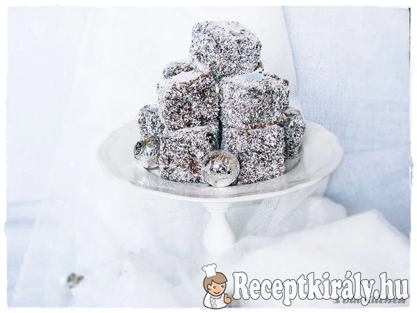 Málnás kókusz kocka recept