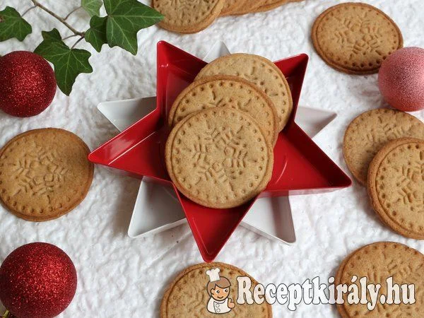 Marcipános sütipecsétes keksz recept