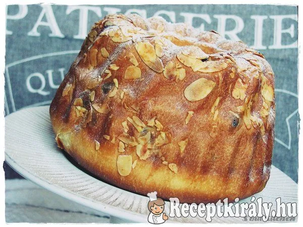 Mazsolás-citromos kuglóf recept