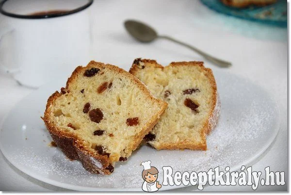 Mazsolás kuglóf recept
